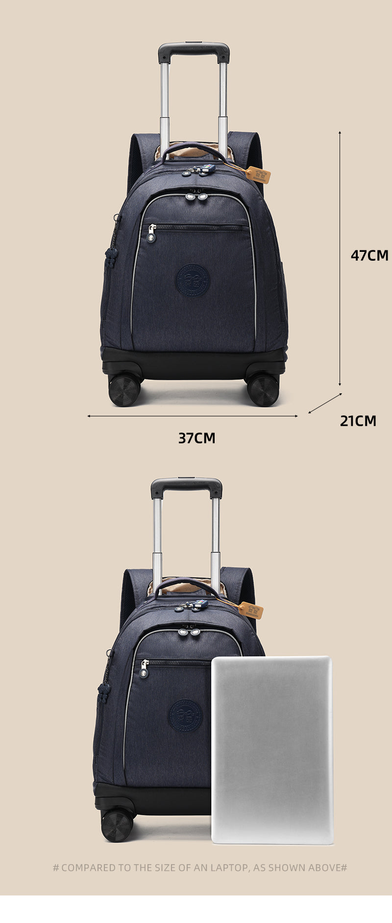 Mochila com rodinhas