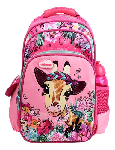 Mochila Escolar Costas Infantil Menina 16 Passeio Creche