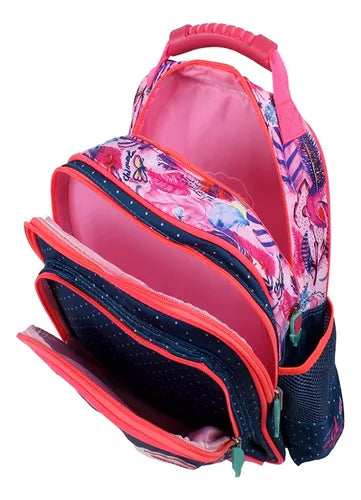 Mochila Escolar Creche Passeio Infantil Menina Pre Escola