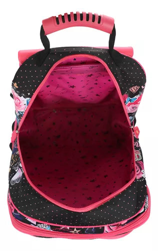 Mochila De Rodinha Infantil Escolar Mala Menina