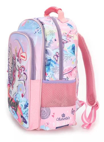 Mochila Escolar Costas Infantil Menina 16 Passeio Creche