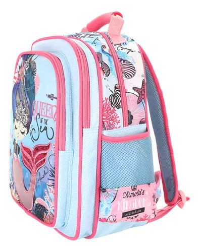 Mochila Escolar Creche Passeio Infantil Menina Pre Escola