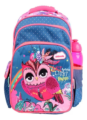 Mochila Escolar Costas Infantil Menina 16 Passeio Creche