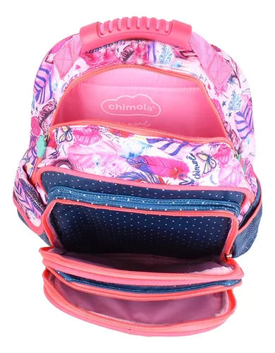 Mochila Escolar Costas Infantil Menina 16 Passeio Creche