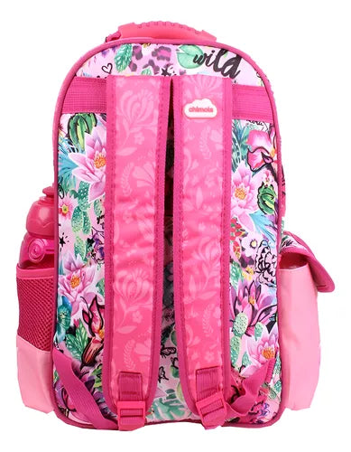 Mochila Escolar Costas Infantil Menina 16 Passeio Creche