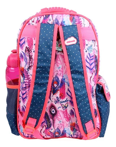 Mochila Escolar Costas Infantil Menina 16 Passeio Creche