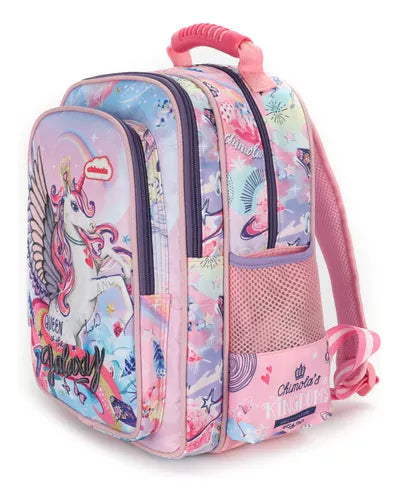 Mochila Escolar Creche Passeio Infantil Menina Pre Escola