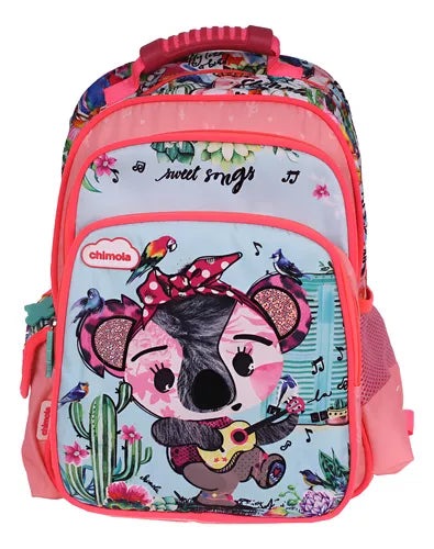 Mochila Escolar Costas Infantil Menina 16 Passeio Creche