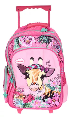 Mochila Rodinha Infantil Menina Escolar