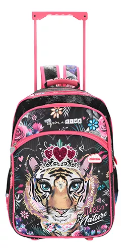 Mochila Rodinha Infantil Menina Escolar