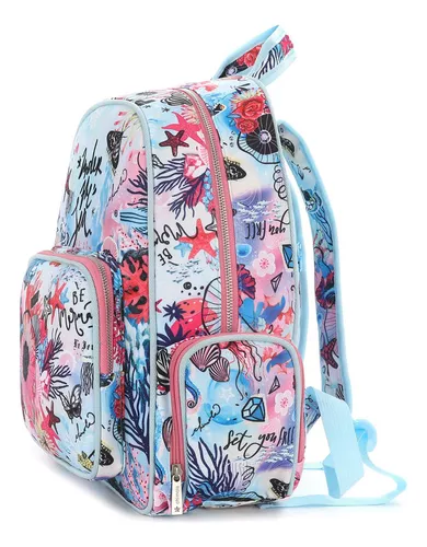 Mochila Escolar Infantil Costas Bolsos Grande Feminino