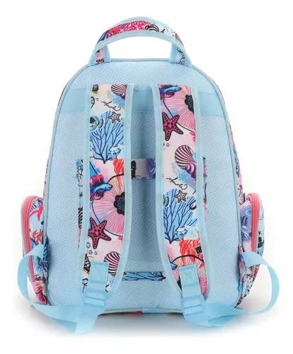 Mochila Escolar Infantil Costas Bolsos Grande Feminino