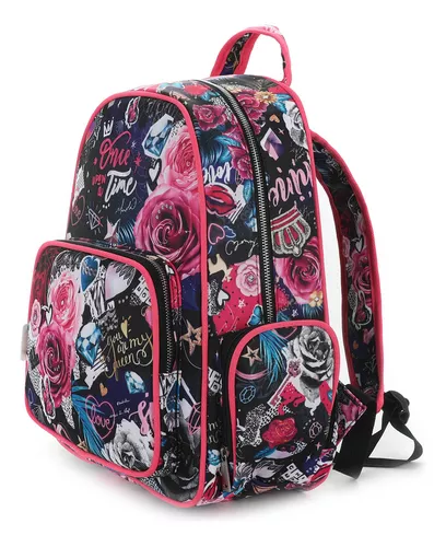 Mochila Escolar Infantil Costas Bolsos Grande Feminino