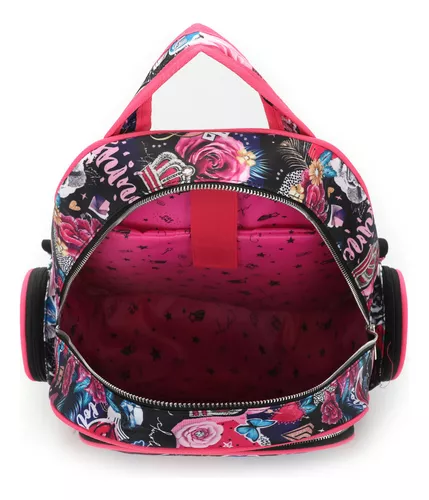 Mochila Escolar Infantil Costas Bolsos Grande Feminino