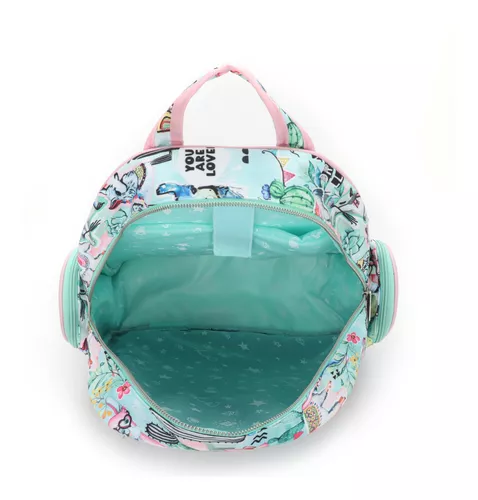 Mochila Escolar Infantil Costas Bolsos Grande Feminino